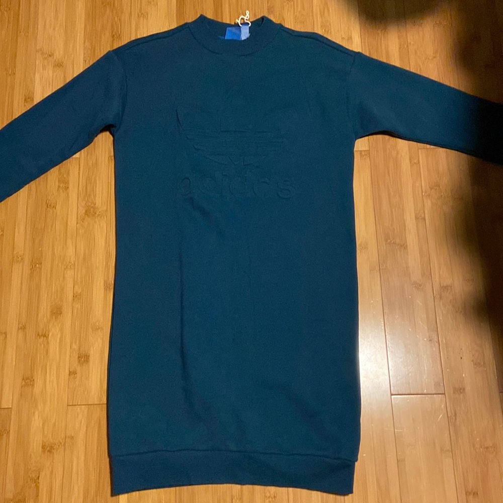 Long adidas sweater dress
